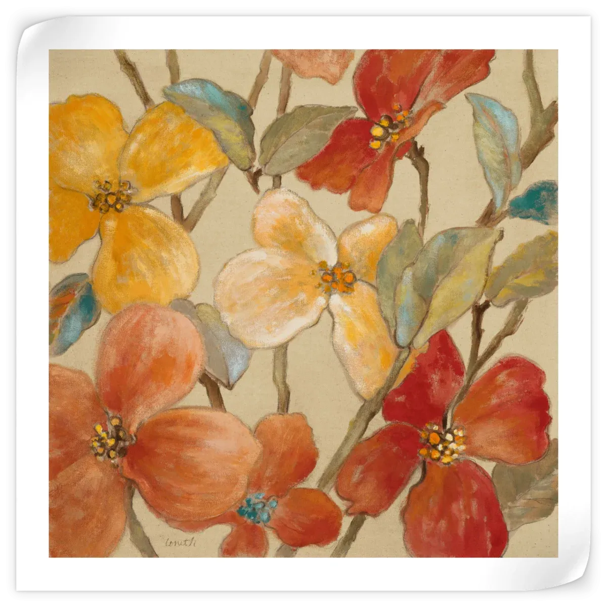 A Garden Party II Wall Art