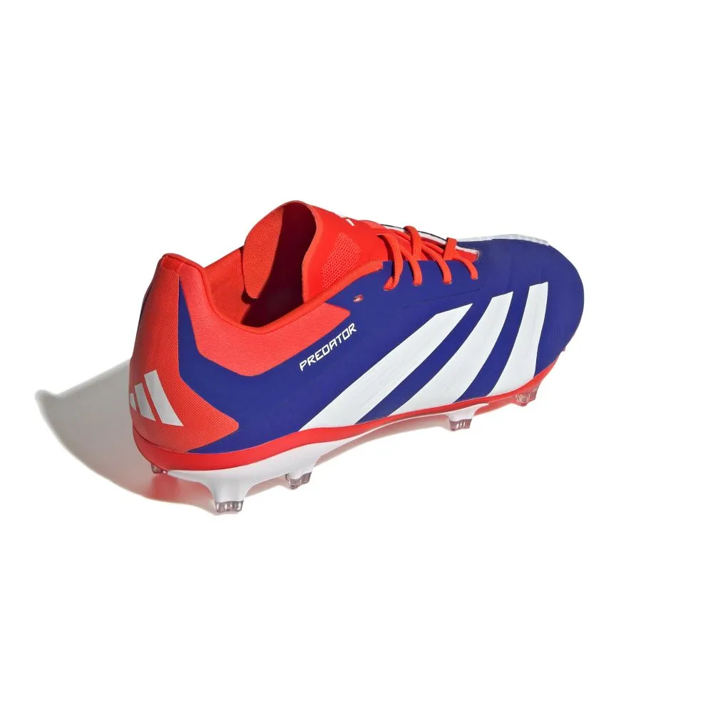 Adidas Predator Elite FG Jnr Football Boots (Lucid Blue/White/Solar Red)