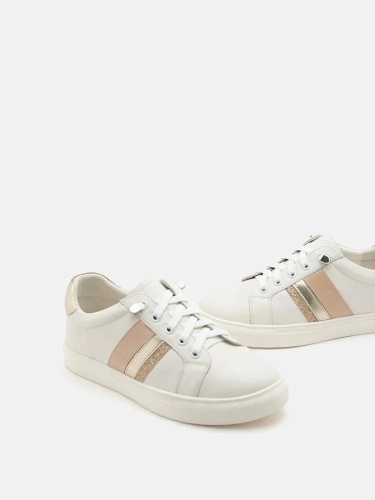 Althea Metallic Trim Sneakers