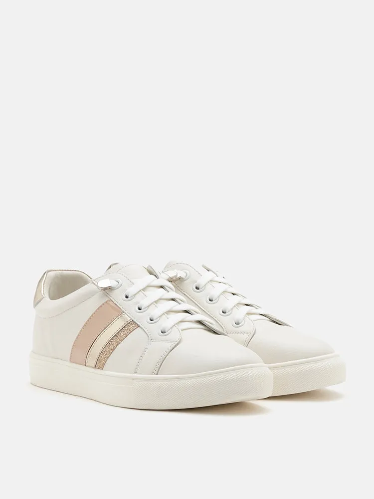 Althea Metallic Trim Sneakers