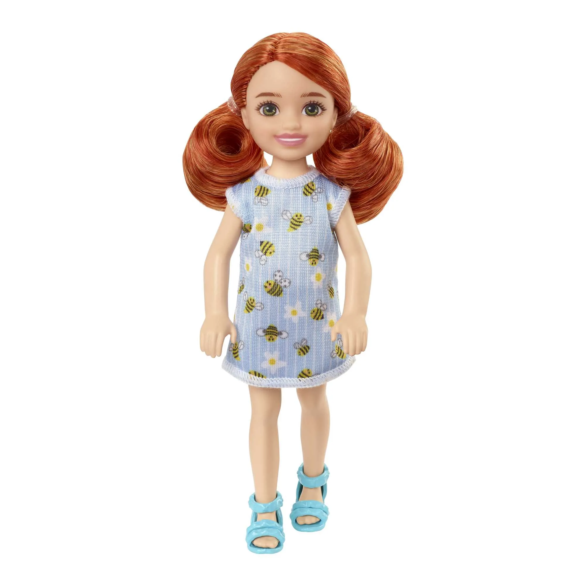 Barbie Chelsea Doll (Red Hair) in Bumblebee Dress, Toy For 3 Year Olds & Up