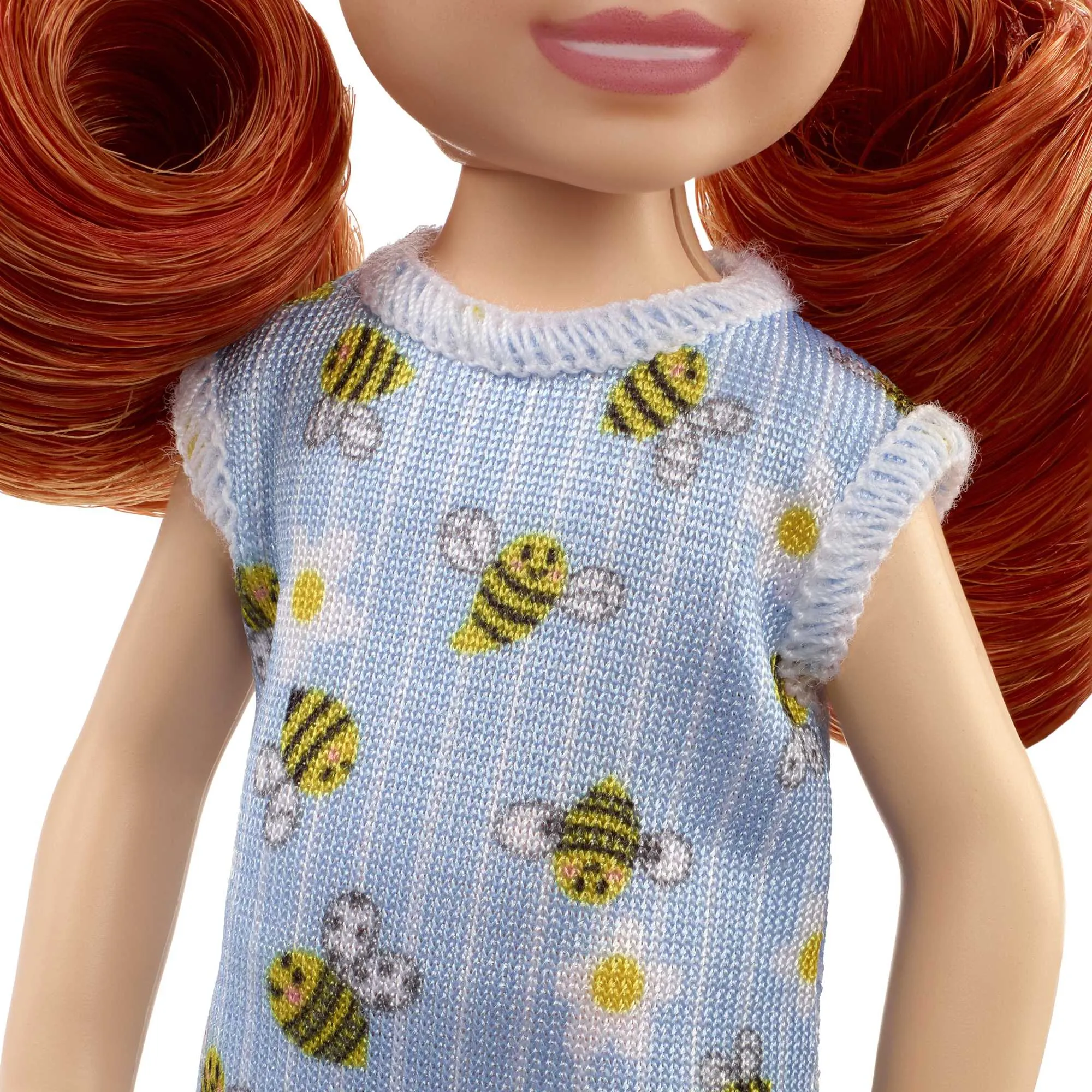 Barbie Chelsea Doll (Red Hair) in Bumblebee Dress, Toy For 3 Year Olds & Up