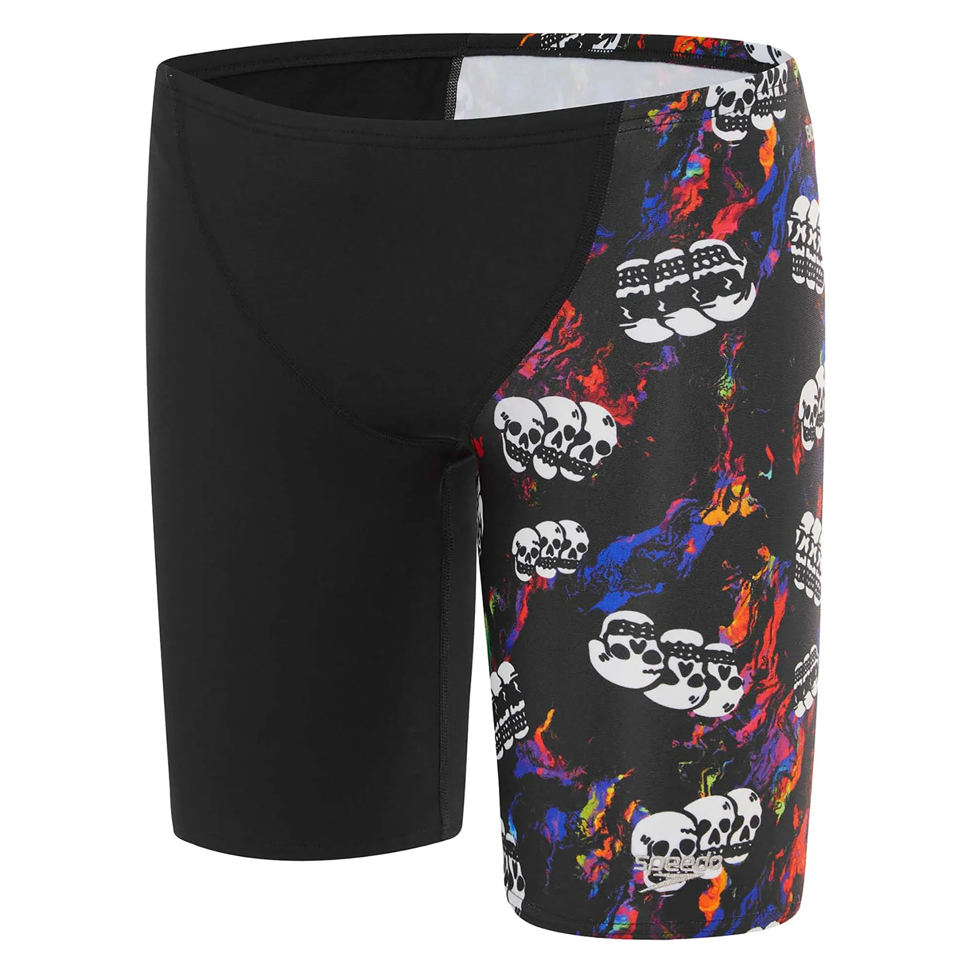 Boys Skull Print V Cut Jammer