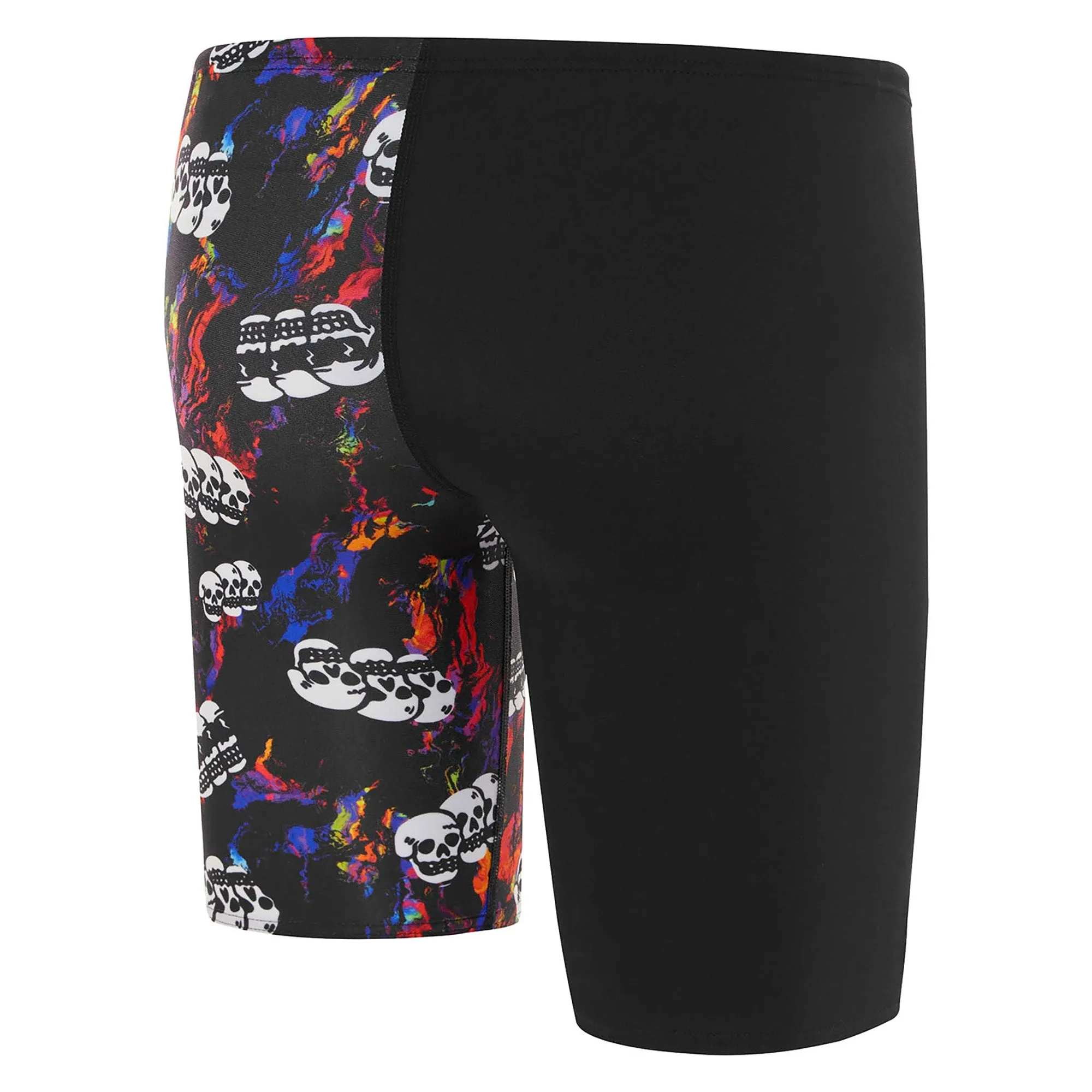 Boys Skull Print V Cut Jammer