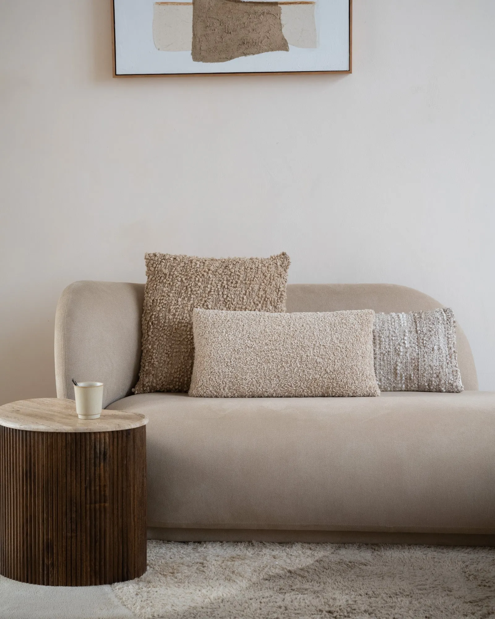 Cushion Lina Beige Teddy