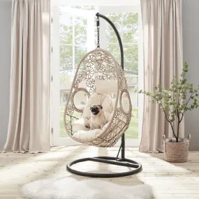 Daisy Floral Pattern Indoor Outdoor Hanging Chair