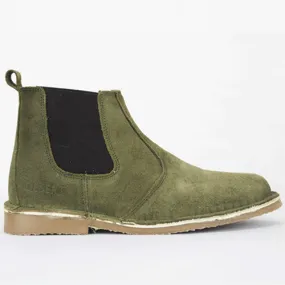 DESERT Olive Chelsea Boot