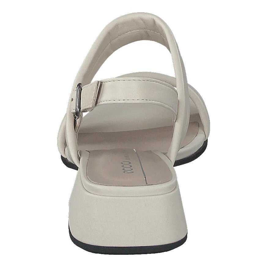 Ecco Elevate Squared Sandal Limestone