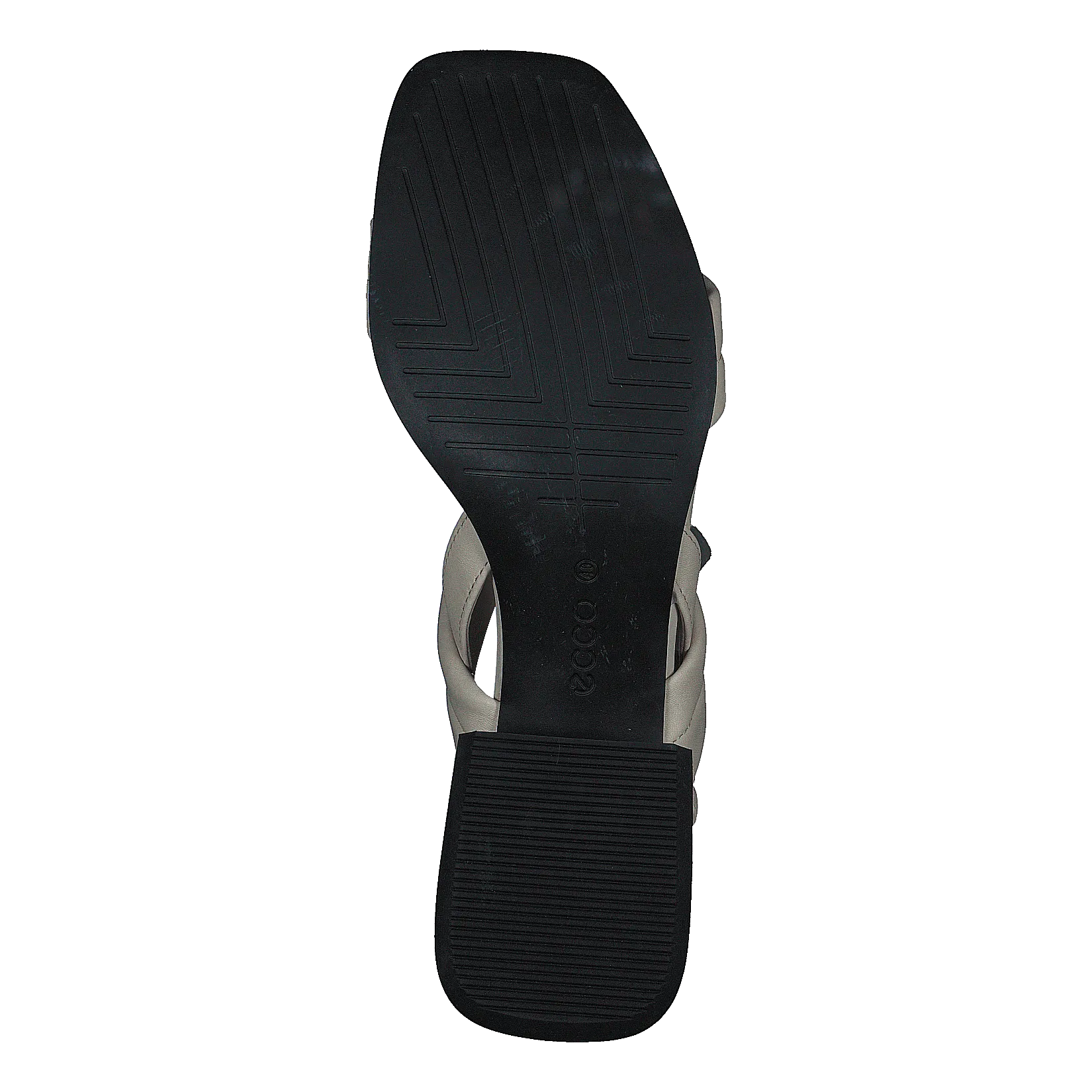 Ecco Elevate Squared Sandal Limestone