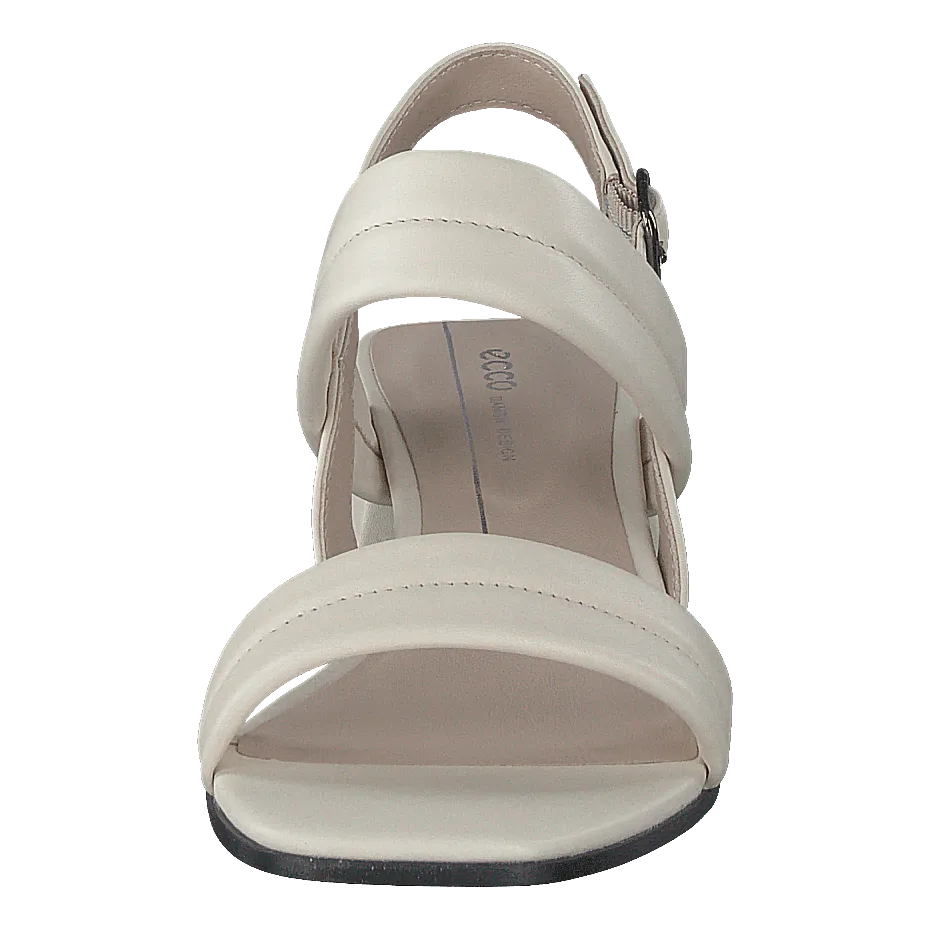 Ecco Elevate Squared Sandal Limestone