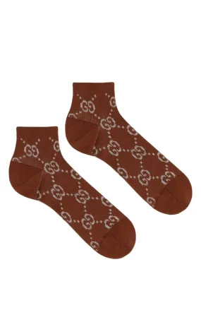 GG Embroidered Cotton Blend socks