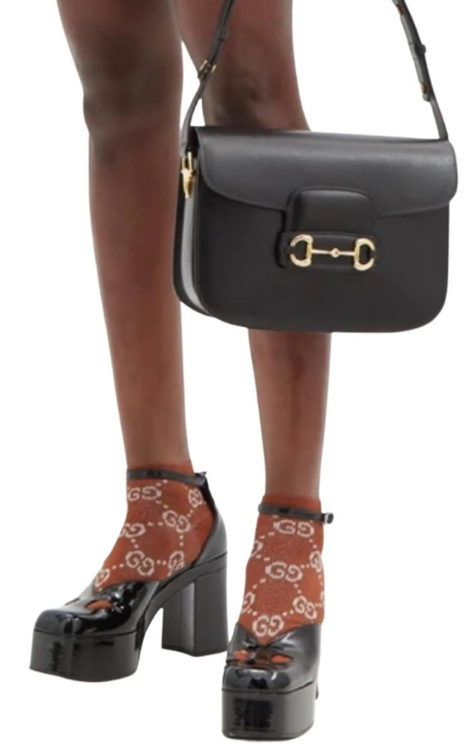 GG Embroidered Cotton Blend socks
