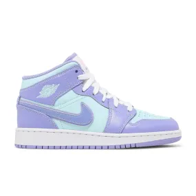 JORDAN 1 MID PURPLE AQUA (GS)