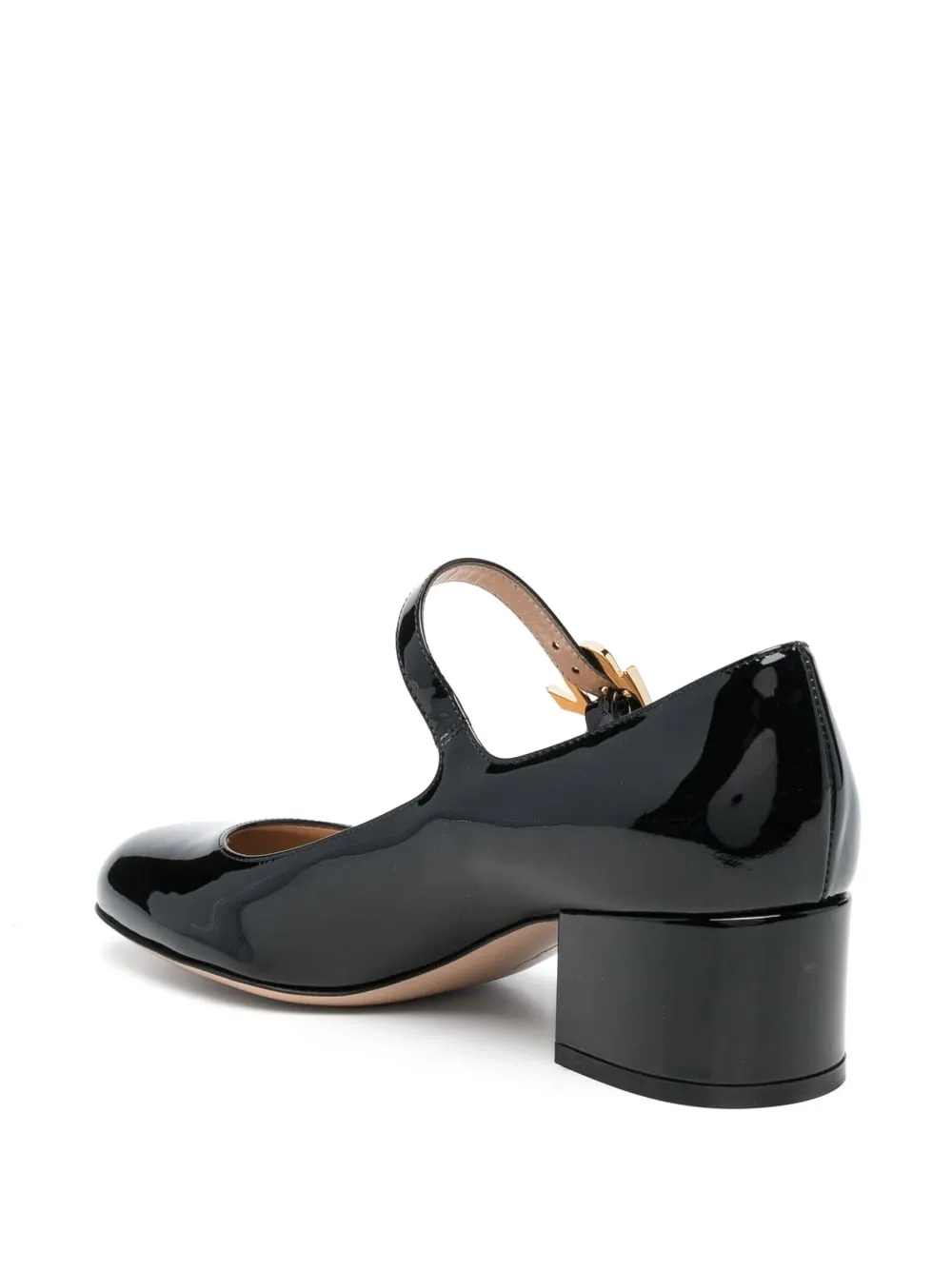 MARY RIBBON PATENT LEATHER PUMPS