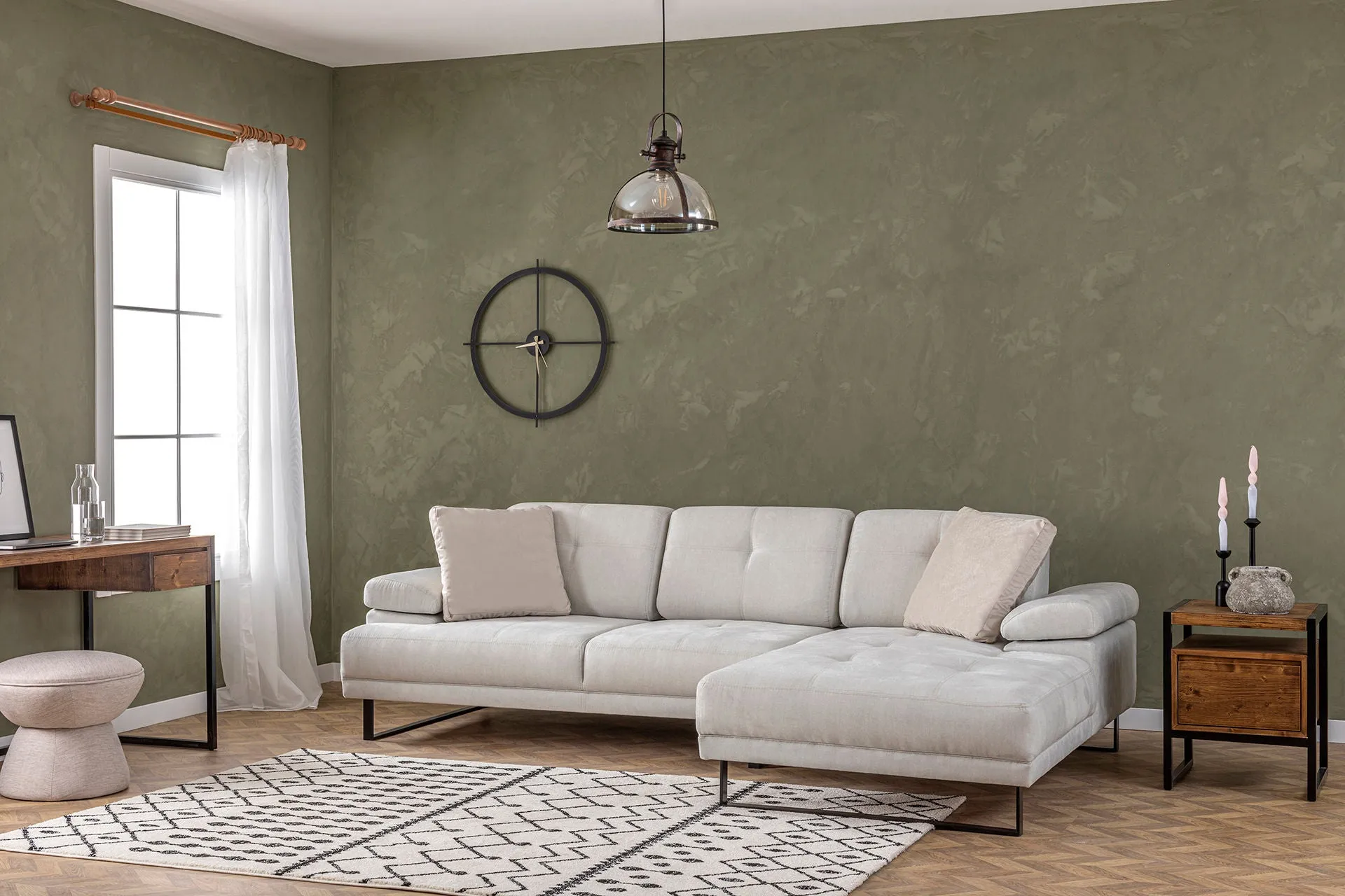 Mustang Large Right - Beige