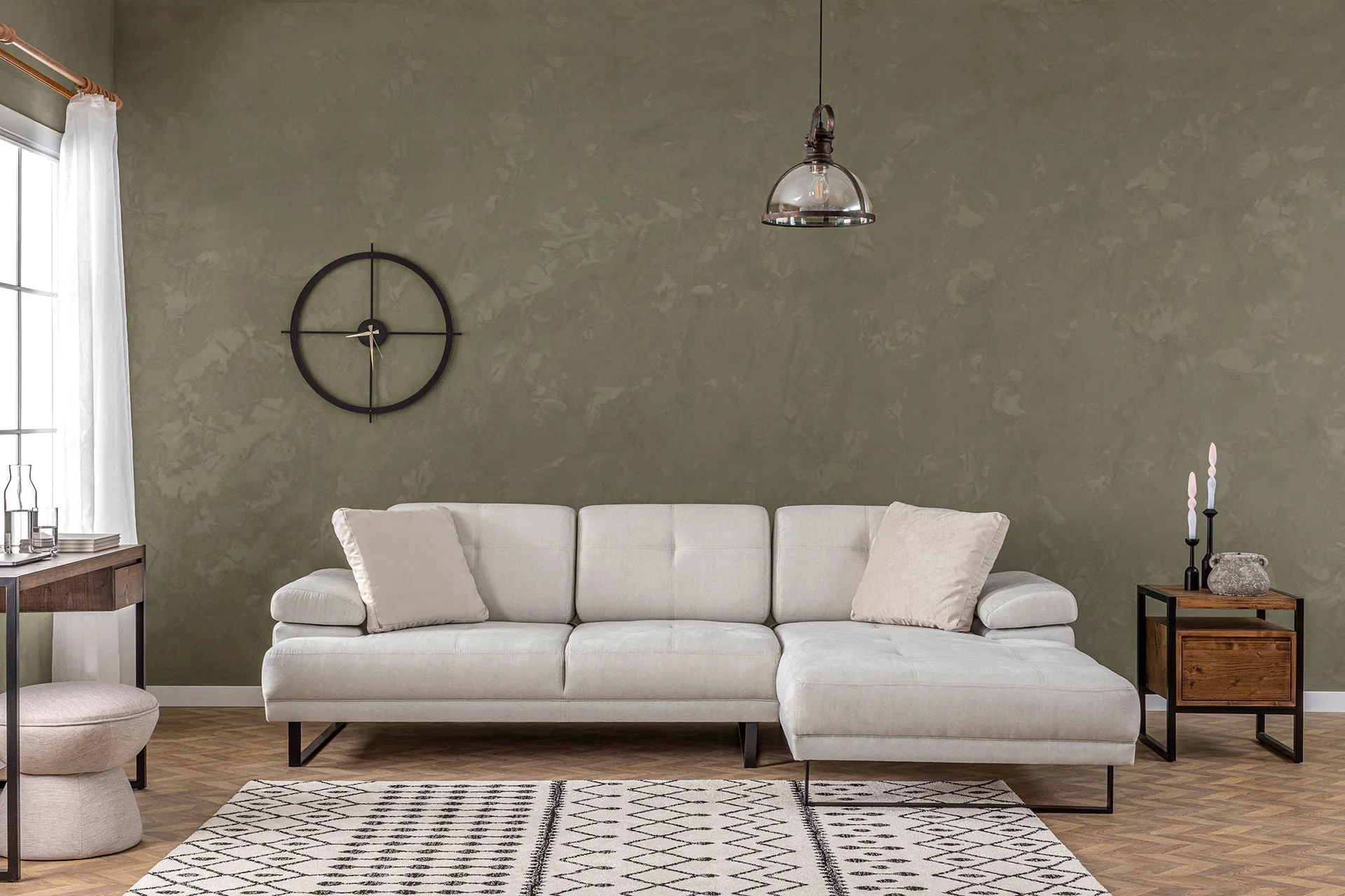 Mustang Large Right - Beige