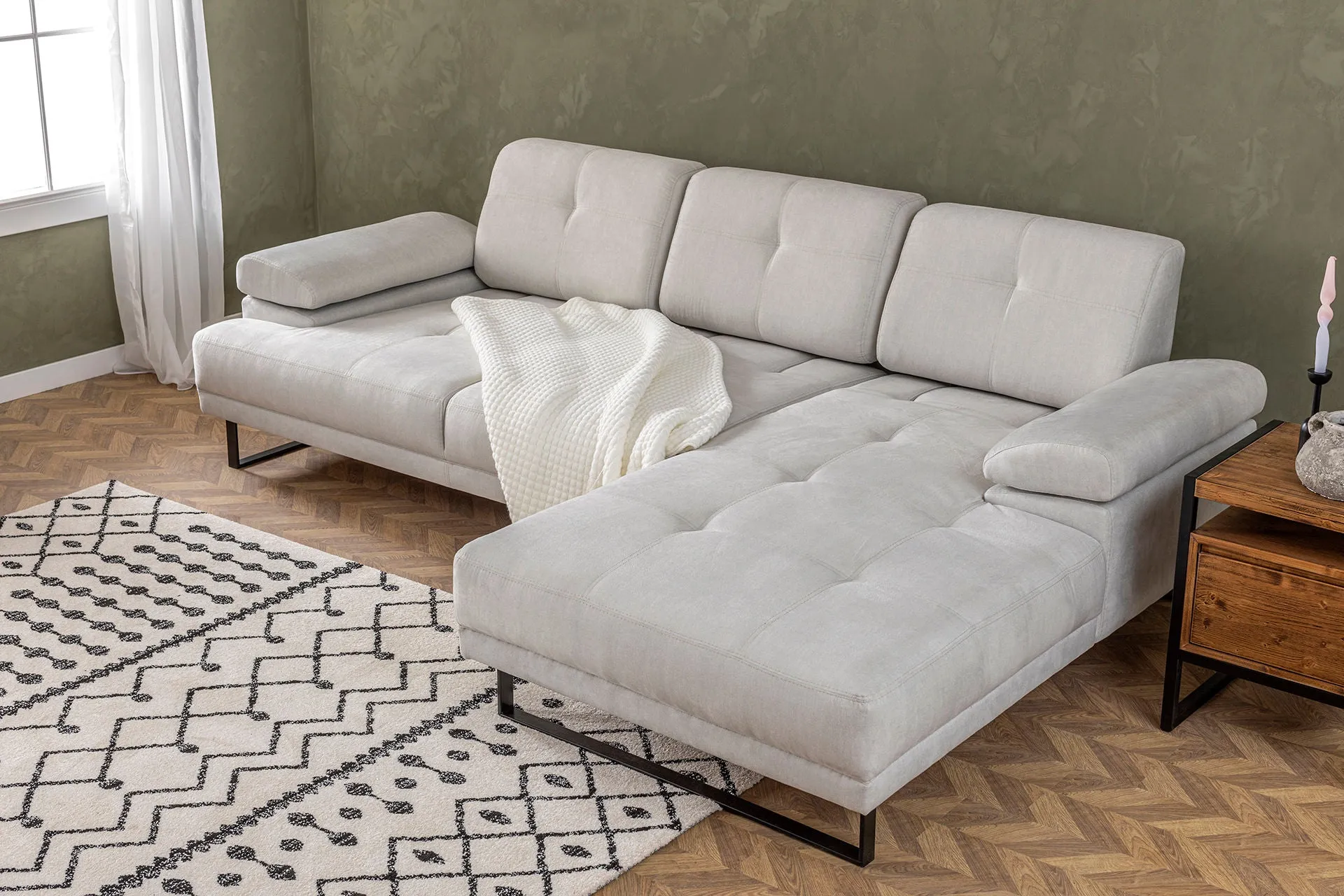 Mustang Large Right - Beige
