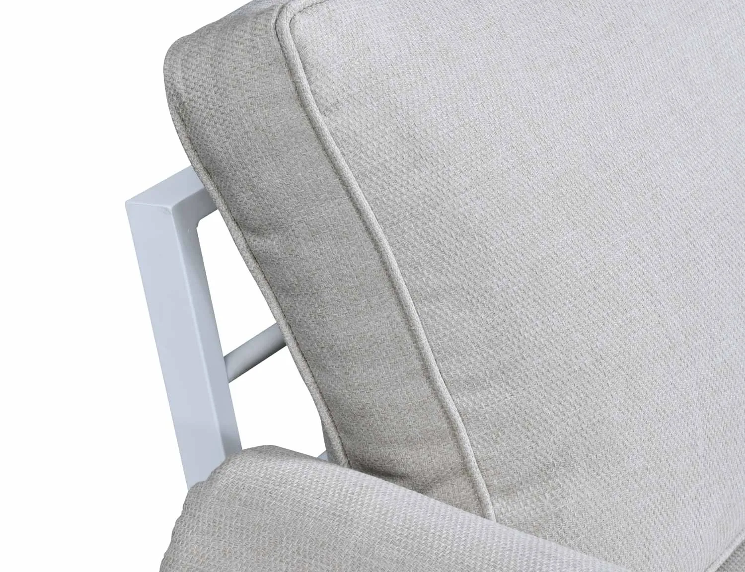 Ovios Patio Bistro Set Outdoor Furniture 4-Piece, Aluminum Frame, 5'' Cushion