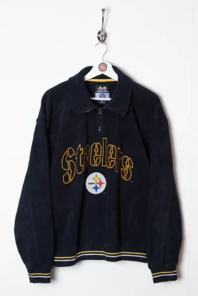 Pittsburgh Steelers 1/4 Zip Fleece (S)