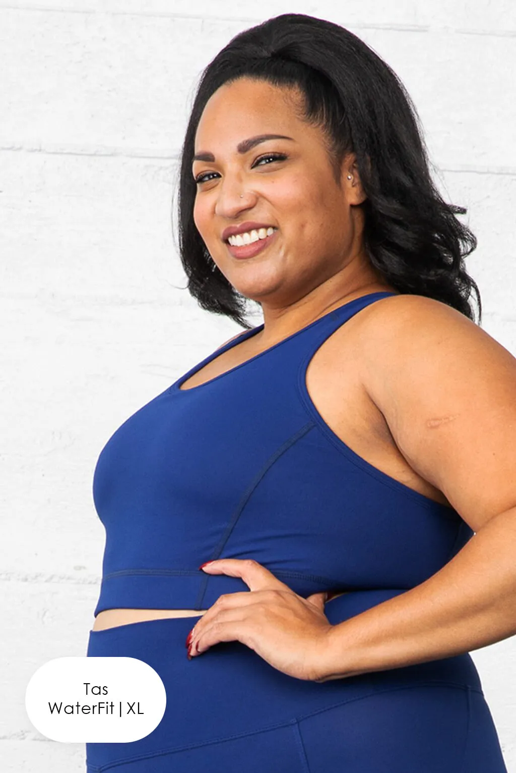 Racerback Sports Bra - Cobalt - FINAL SALE
