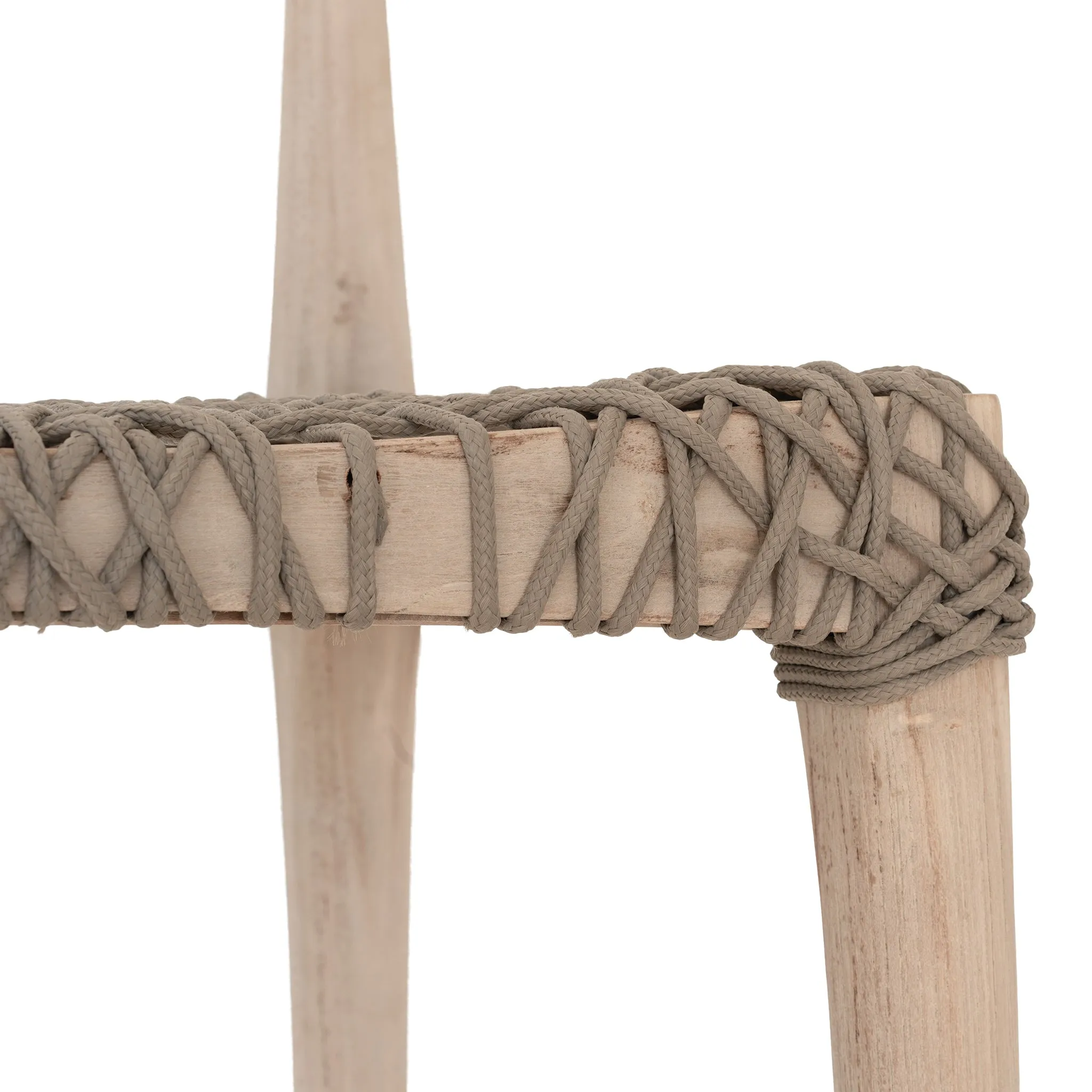 SWENI HORN ROPE BARCHAIR | TAUPE