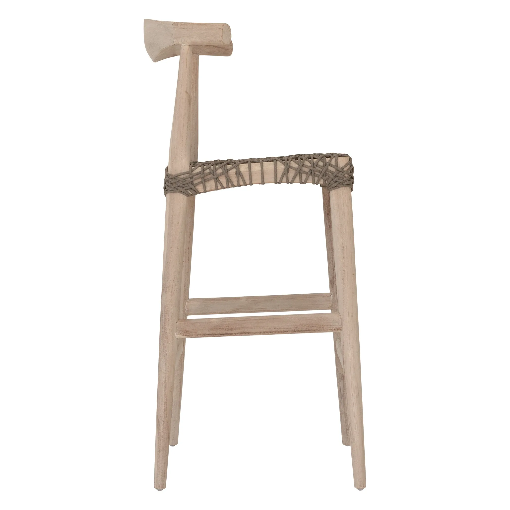 SWENI HORN ROPE BARCHAIR | TAUPE