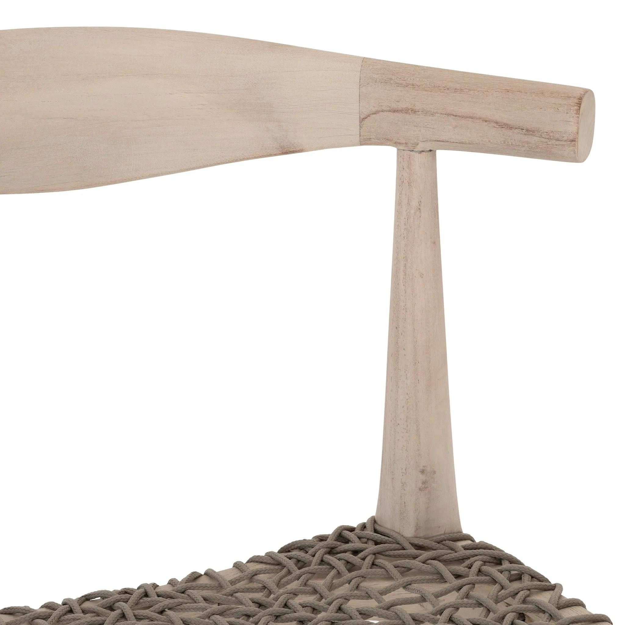 SWENI HORN ROPE BARCHAIR | TAUPE