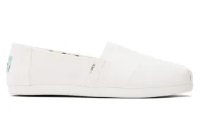 TOMS White Canvas Men's Alpargata Espadrille