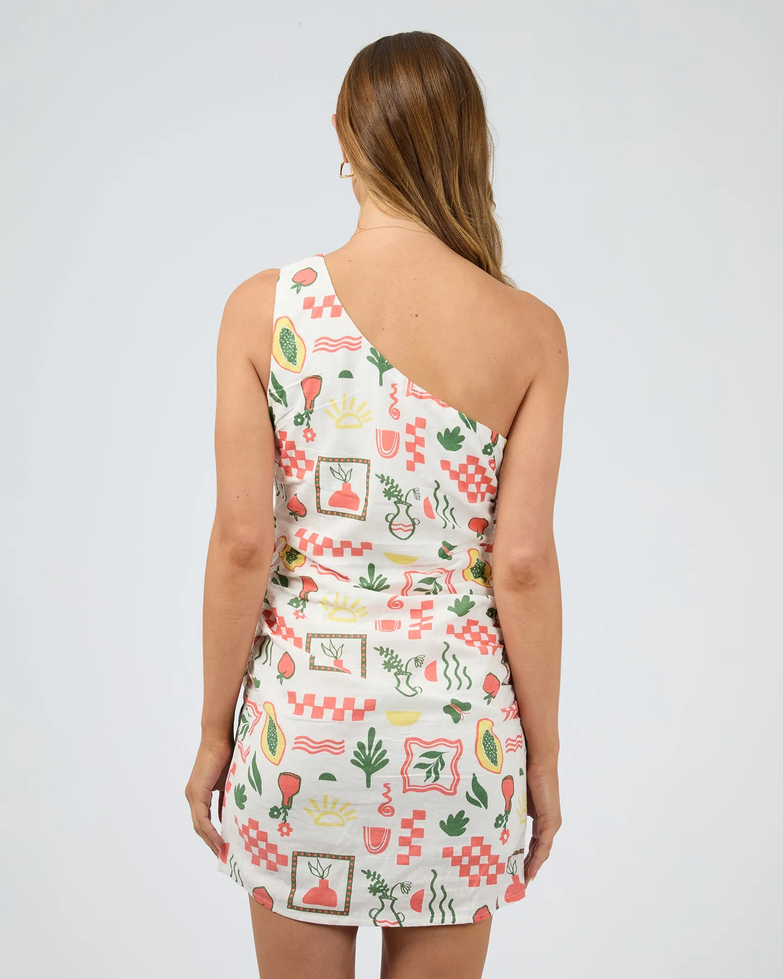 Valencia Print Mini Dress