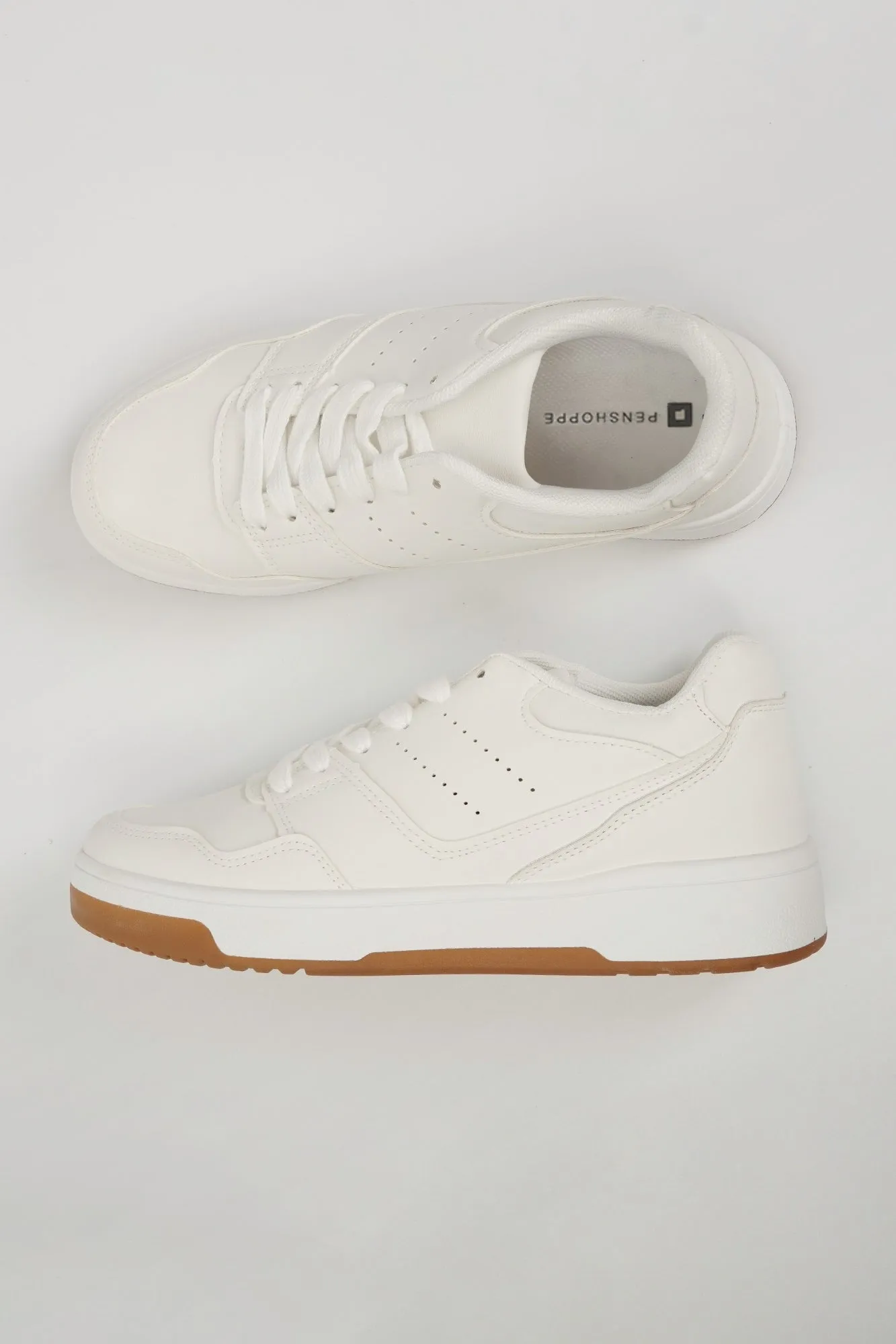 Women's Lace Up Cut & Sew Sneakers