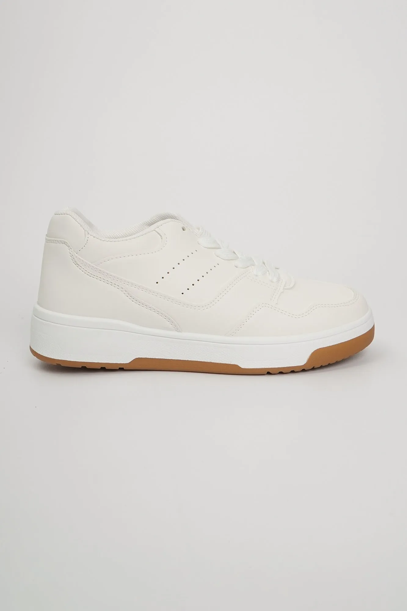 Women's Lace Up Cut & Sew Sneakers